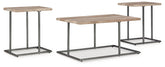 Orleans Furniture - Ashley Furniture - Albreane Table (Set of 3) - Occasional Table Set (3/CN) / Grayish Brown/Black - T147-13